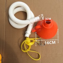 Water heater cleaning special sewage outlet long plastic funnel electric water heater water pipe accessories large sewage outlet Splash protection