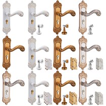Mute Wooden Door Lock Room Household General Room Door Aluminum Alloy Lock Door Door Mechanical Door Lock