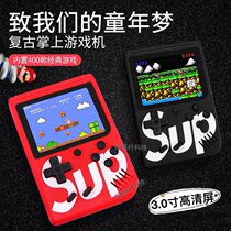 SUP Handheld Gaming Consoles 400 Games New Classic Nostalgia Double Mini Consoles Puzzle Childhood Toys