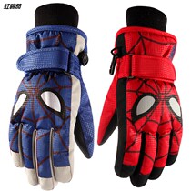Ski cold-proof childrens gloves warm in winter thick playing Snow waterproof students riding cartoons