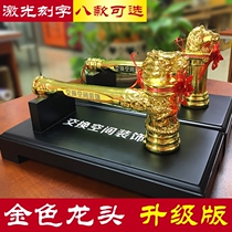 Commencement Ceremony Hammer Commencement Hammer Decoration Company Starts Big Jilong Head Hammer Bronze Golden Lion Head Hammer Custom Engraving