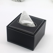 Small square tissue box for leather paper Hotel hotpot restaurant with small square tissue box can be customized