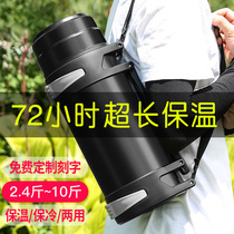 Large capacity thermos cup Extra Large warm kettle 304 stainless steel outdoor travel car home thermos 5 liters