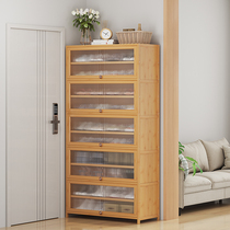 Shoe cabinet with door door closer household door shoe frame toward wall door behind the wall door collection cabinet modern simple solid wood