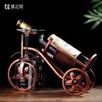 Red wine rack decoration shelf home red wine glass rack creative ocean upside down goblet rack red wine cabinet display rack wine bottle