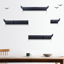 New Chinese wall decoration eaves tile porch living room wall hanging decoration restaurant Wall creative decoration background wall