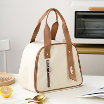 Internet celebrity bento bag handbag aluminum foil insulation bag waterproof and oil-proof office worker high-value hand bag with meal bag