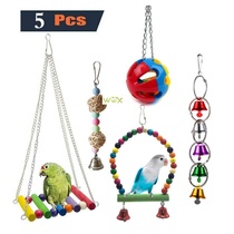 Parrots Toys And Bird Accessories For Pet Toy Swing Stand