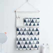 Cloth art containing hanging bag headboard hanging wall-style door rear bedroom room shelve cloth bag sub-dorm room storage deviner