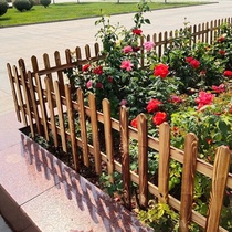 Anti-corrosion wooden fence fence grid mesh balcony wall partition flower rack Wooden fence fence climbing rattan flower rack