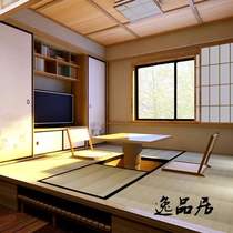 Floor custom-made Japanese Wuhan solid wood tatami bed custom and room whole house design Overall study bedroom wardrobe