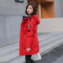 Anti-season down cotton-padded clothing womens long winter clothes 2021 new tooling Parker clothing women Korean loose coat