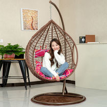 Hanging chair Home Hanging Basket Chair Interior Autumn-Balcony Rattan chair Lazy Hammock Hanging-room Cradle Chair Outdoor Rocking Chair