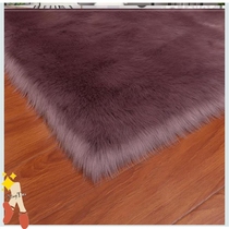 Faux wool clothing shop window carpet plush model table floor mat exhibition stand decoration shoe shop counter mat