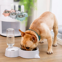 Pet Drinking Sprinkler Automatic Feeding Water Pet Twin Bowl Pet Supplies Flowers Mantis Season Spot Cat Bowl Dog Bowl