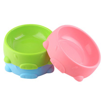 Pet Eating Furniture Pet Cat Dog Bowl Cute Little Pig Type Multi-colored Pet Supplies Dog Food Basin Single Bowl Pet Dog Bowl