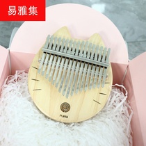 kalimba17 sound spruce fir thumb piano beginner finger piano cute cat kalimba