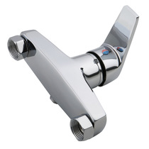 Brass shower faucet double concealed multi-layer electroplated shower hot and cold faucet bathroom bath faucet