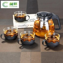 Teapot glass heat-resistant tea cup kung fu black tea cup filter tea breinner Kettle tea tea set