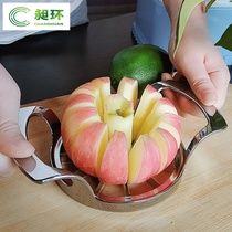 304 stainless steel cutting fruit cutting Apple knife artifact slicing block cutting dividing nuclear device multifunctional flower type