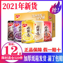 Yinlu good porridge 280g * 12 cans whole box of eight treasure porridge instant porridge purple potato black rice corn red bean oatmeal porridge