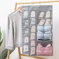 Underwear socks containing hanging bag Double sided non-woven fabric storage bag Dormitory Wall-mounted Cloth Bag Wardrobe Bra Cashier Bag