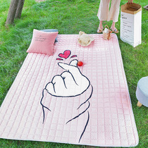 Outdoor waterproof picnic mat machine washable portable picnic floor mat moisture-proof picnic cloth spring outing Lawn tent mat