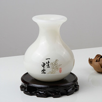Ritual sensation delicately present Valentines Day send girlfriend small vase swing pieces natural jade round sculptures Decorative Gifts National Tide