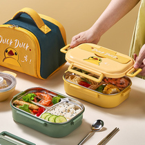  One of the best 316 stainless steel primary school students special insulation lunch box Separated childrens canteen lunch box