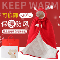 Hong Kong baby windproof cloak 2021 new baby out warm cloak newborn thickened windbreaker gift box