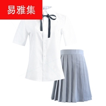 Applicable to the summer Korean version of the British school uniform school style jk uniform junior high school students dress graduation class uniform sailor suit