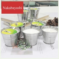 E-Commerce soy wax citronella oil iron barrel mosquito repellent scented candle essential oil 12 sets gift box
