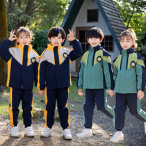 Primary school uniforms autumn and winter clothes detachable three-piece Sports kindergarten Garden clothes autumn childrens class clothes