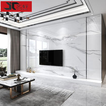 Imitation marble bamboo wood fiber integrated wall panel TV background wall living-room minimalist decorative background wall Wall protection wall material