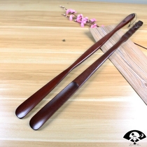 Shoe pick old man creative extended household handle long handle wooden shoehorn lift shoes Solid wood pregnant women do not bend over