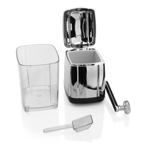 Square hand-shaking ice crusher Commercial household shaved ice machine Convenient manual ice crusher Particle crushing tool Creative home