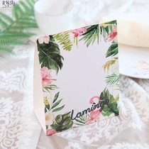 Wedding gift table card creative European seat card table card wedding reception card card customization