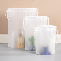 Transparent travel bunches wet clothes towel underpants moisture-proof toy cashier bag Draw Rope Seal Portable Waterproof Bag