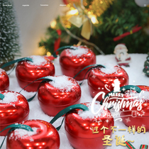 Christmas simulation Apple gift candy box Ping An fruit box kindergarten Primary School students gift decoration box