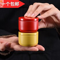 Small universal small can Tea mini portable small tea cans tea cans mini sealed metal portable iron box customization