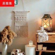 ins Nordic hand-woven tapestry wall decoration soft home pendant bedroom decoration wall hanging