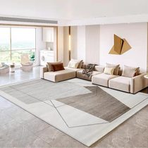 Modern simple living room carpet Nordic sofa Coffee table carpet Light luxury high-end villa bedroom bedside geometric abstraction