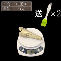 Hot stainless steel food clip ice clip barbecue clip steak clip hot pot clip steamed bun bread clip Household commercial