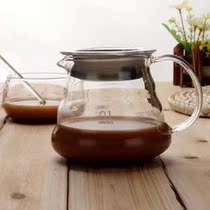 Turkish coffee pot Hand-brewed coffee Cloud pot set Wooden tray filter cup Household sharing pot Drip type Italian resistant