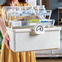 Family medicine box household small multi-function student dormitory must put medicine storage box baby medicine box