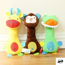 New recommended knock cute animal sound toy built-in bband Teddy pet dog plush toy