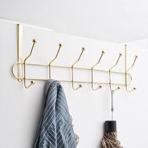 Nordic Creative Door Hanging Hanger Wall-mounted Bedroom Entrance Door Rear Wall Key Cloak Cap Containing Hook Free Of Punch