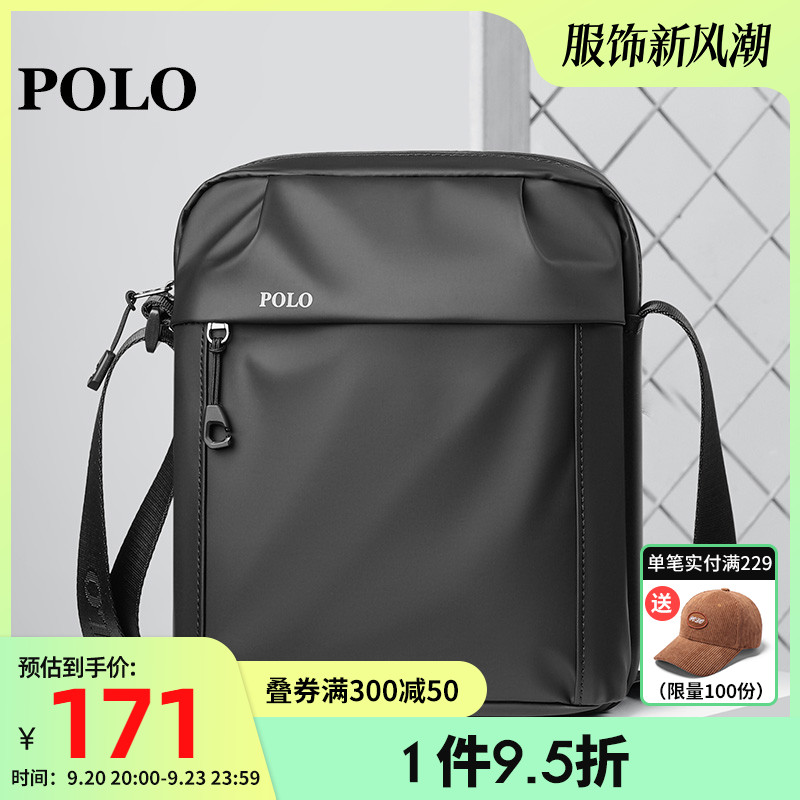 Polo Men's Crossbody Bag Casual Oxford Fabric Simple Summer Small Bag 2023 New Fashion Men's Shoulder Bag
