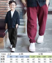 The pattern of meat dumplings T253 childrens top cardigan Chinese style top pattern