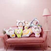 Printing pigeons custom diy to customize humanoid dolls can be printed double-sided live photo couples plush pillows